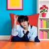 Kim Ddohoon Singer Pillow Case Pillow Case Plush Fabric Soft Double Sided Print Home Sofa High Quality Cushion
