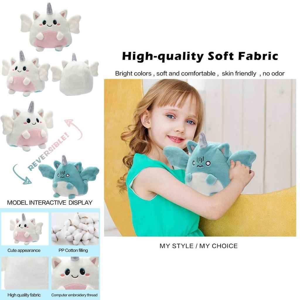 Squishmallows Wende-Doppelseitiges Engelsgesicht Wechselbares Plüschtier