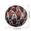 Japanese Samurai Indoor Soccer Ball Size 5 Colorful All Ages Machine Stitched PVC Competition Ready Durable High-Bounce