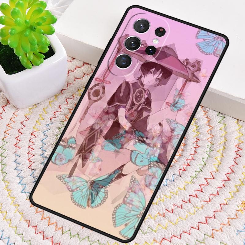 Scaramouche Genshin Impact soft Phone Case For Samsung Galaxy note 10 pro S26 S25 S24 S23 S22 Ultra Plus S21 FE S20 Cover