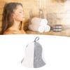 2pcs Sauna Hat Insulating Thick Absorbent Comfortable Breathable Headgear for Spa Steam Room Bathhou