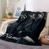 Custom Name Five Nights Freddy's Party Blanket for Couch & Bed, Plush Cozy Fuzzy Blanket Super Soft & Warm Blankets for Fall and Winter. 0908137