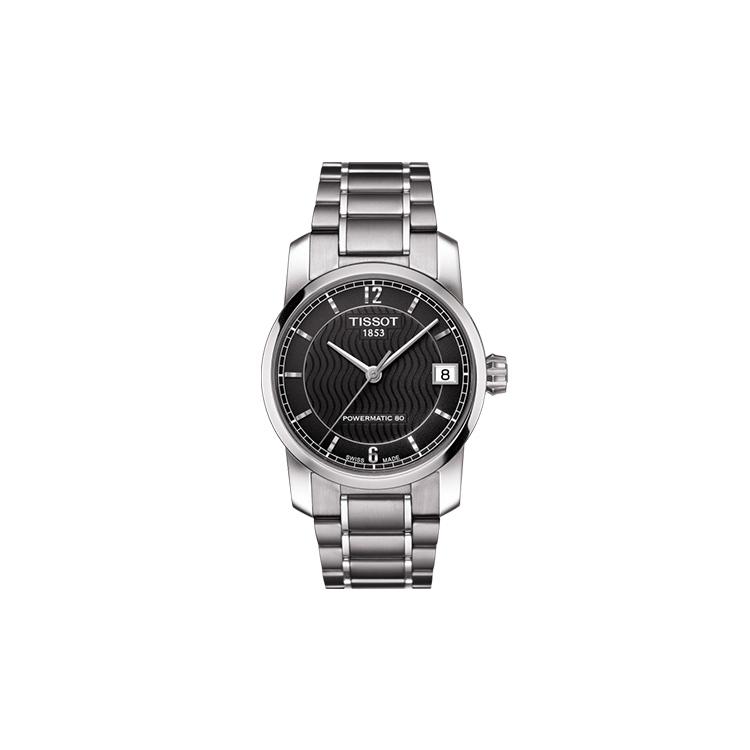 Tissot Ti Automatic Mechanical Movement Women's Watch 32mm Black Dial T087.207.44.057.00
