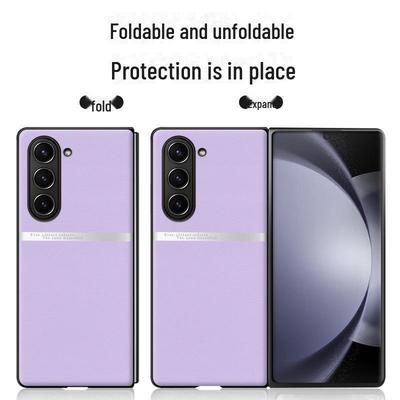 Custodia in Pelle Liquida per Samsung ZFold5: Copertura Protettiva Anti-Caduta Anti-Sporco, Spedizione in Pezzo Unico