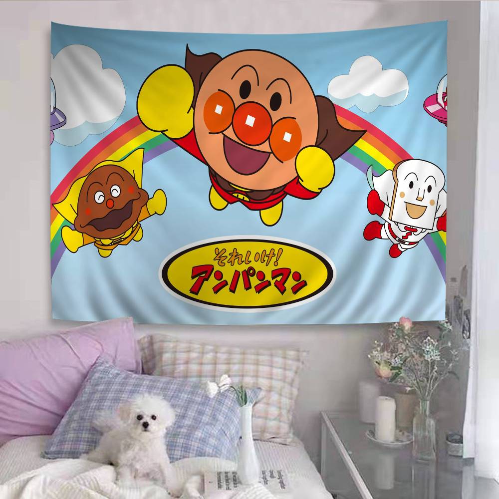 Anpanman Anime DIY Wall Tapestry For Living Room Home Dorm Decor Wall Art Decor