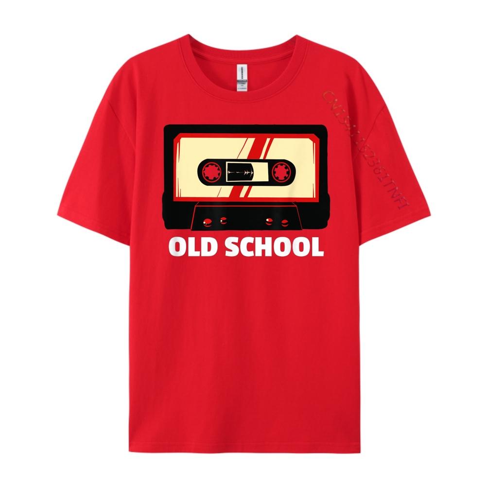 Old School Cassette Music Tape Unisex T Shirts High Quality T Shirt Graphic Cotton Short Sleeve Mother's Day