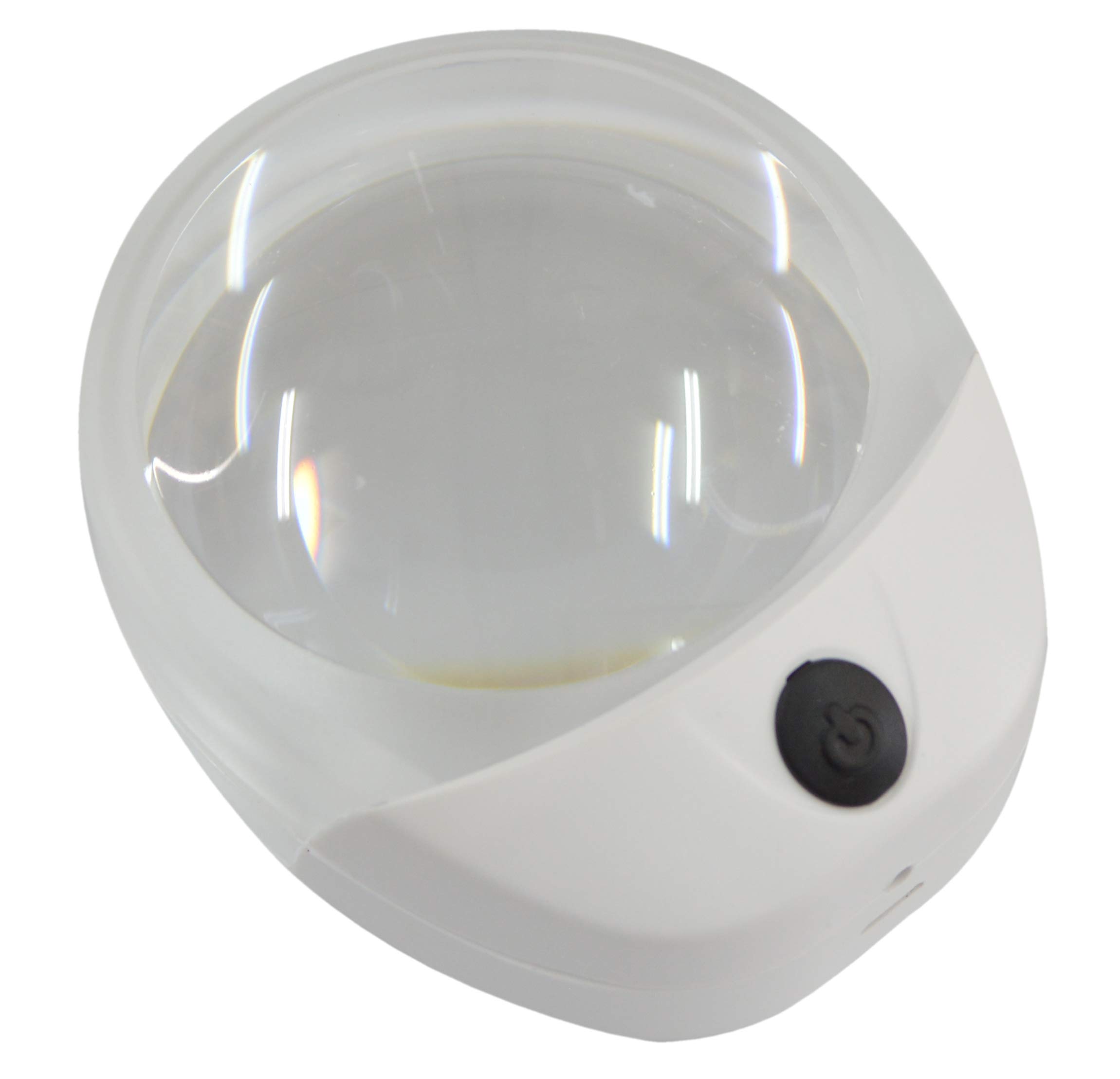 

TSK DS-1 Rechargeable Desk Magnifier with 10x Magnification and LED Light, White, 8.5 x 7.3 x 4.3 cm