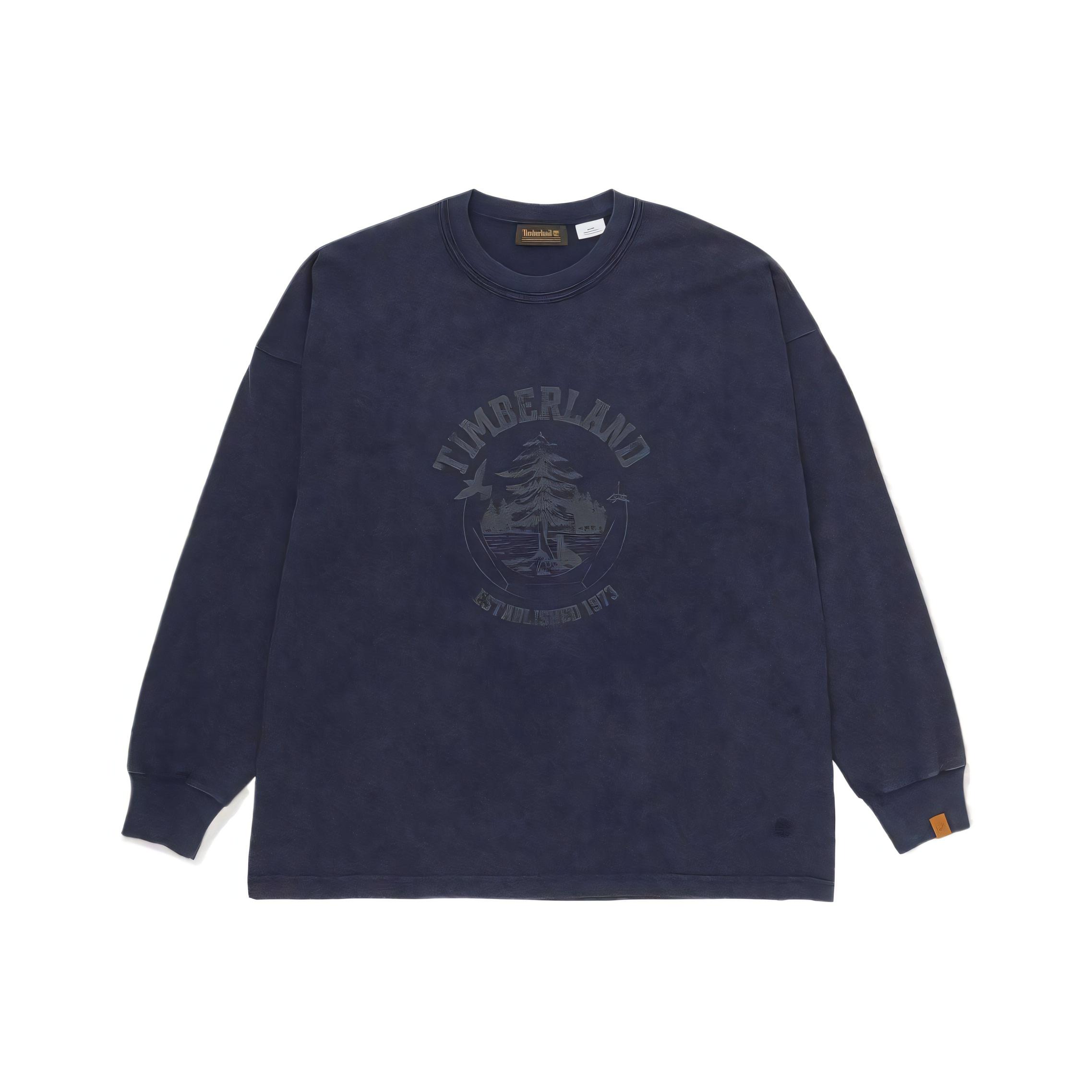 

Timberland Tokyo Design Collective Простая Удобная Универсальная Футболка с Буквами с Длинным Рукавом Унисекс Топы TB0A2EZ14511 XS