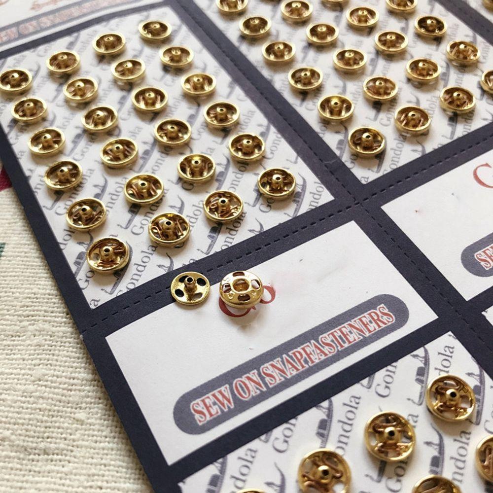 10/24pcs Cute Girl Gift Invisible Snap Dollhoues Miniature Clothing Sewing Buckle Metal Buckles Mini Buttons DIY  Clothes