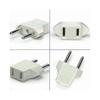 6 Pcs Us To Eu Eu Adapter Adapter Socket