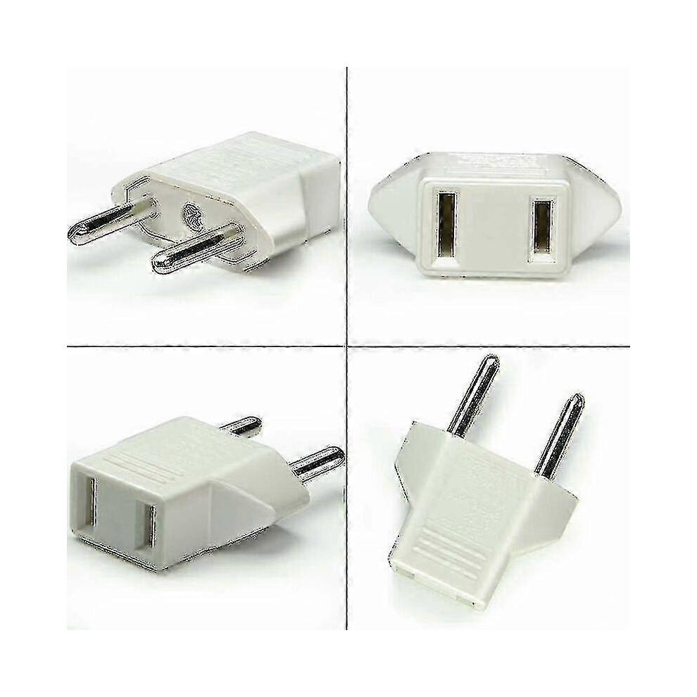 6 Pcs Us To Eu Eu Adapter Adapter Socket