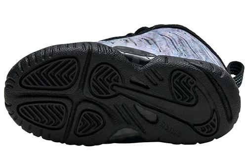 Nike Foamposite One PRM Slip Resistant Abrasion Resistant Mid Top Toddler Shoes Black Multicolor Infant And Toddler AO8038-009