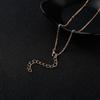 New Trendy Alloy Cute Elegant Pearl Butterfly Elephant Owl Dragonfly Luck Pendant Necklaces with Wish Card for Women Jewelry