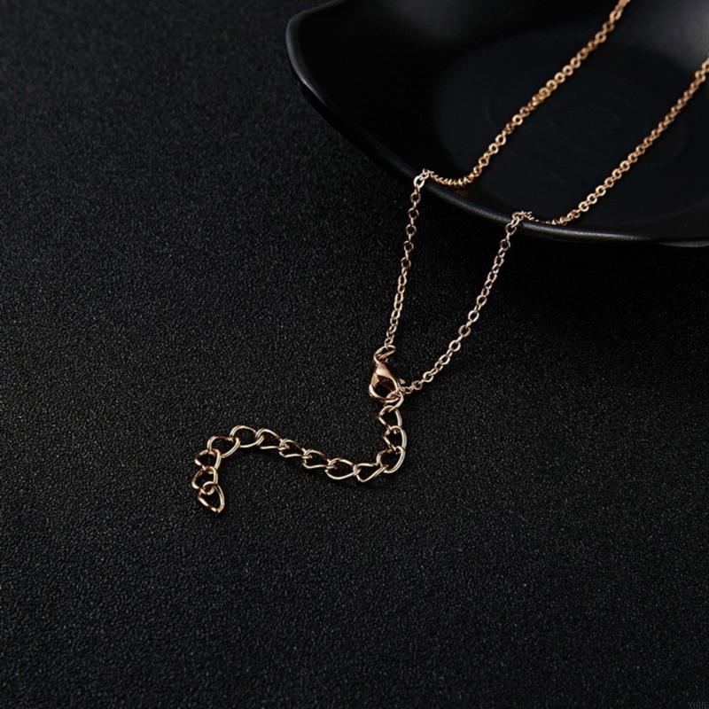 New Trendy Alloy Cute Elegant Pearl Butterfly Elephant Owl Dragonfly Luck Pendant Necklaces with Wish Card for Women Jewelry