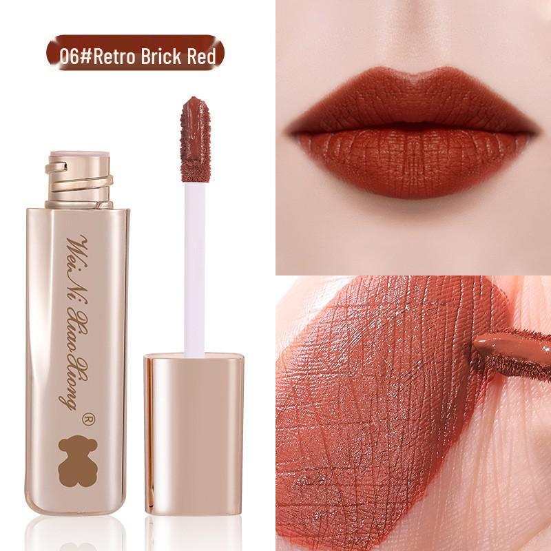 Winnie the Pooh Silky Smooth Lip Glaze - Vibrant, Non-Stick, Trendy Student Style