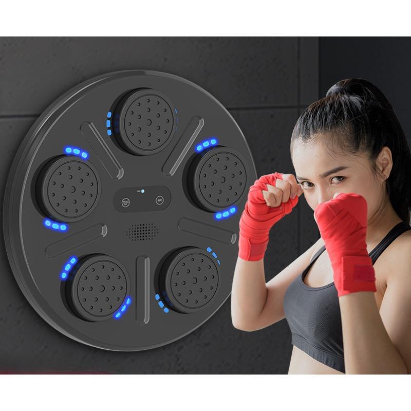 Indoor Muziek Boksen Machine Smart Bluetooth Boksen Doel Boksen Training Apparatuur met Bokshandschoenen Elektronisch Boksen Pad Wandmontage Ponsen Pads voor Thuis Oefening