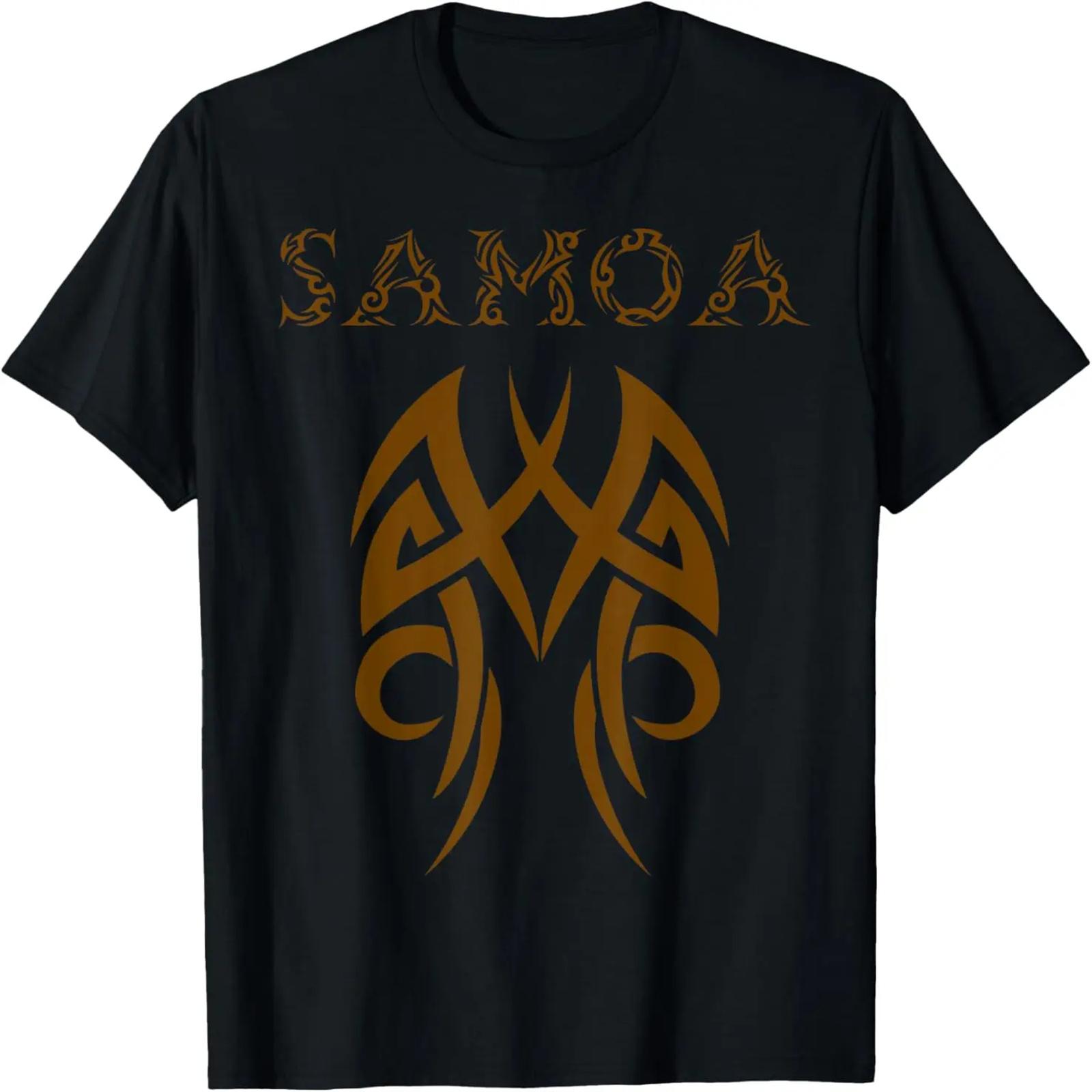 Samoa Samoan Pride Tribal Tattoo Style T-Shirt S