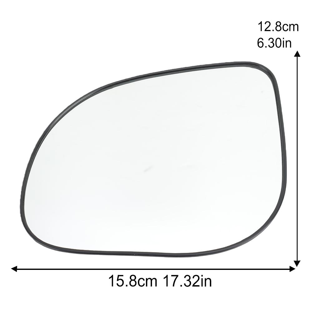 Стеклянная линза зеркала заднего вида для Hyundai I10 2011-2013 Для I20 MK1 2008-2013 Без подогрева Стеклянная линза бокового зеркала Автоаксессуары 1pc left