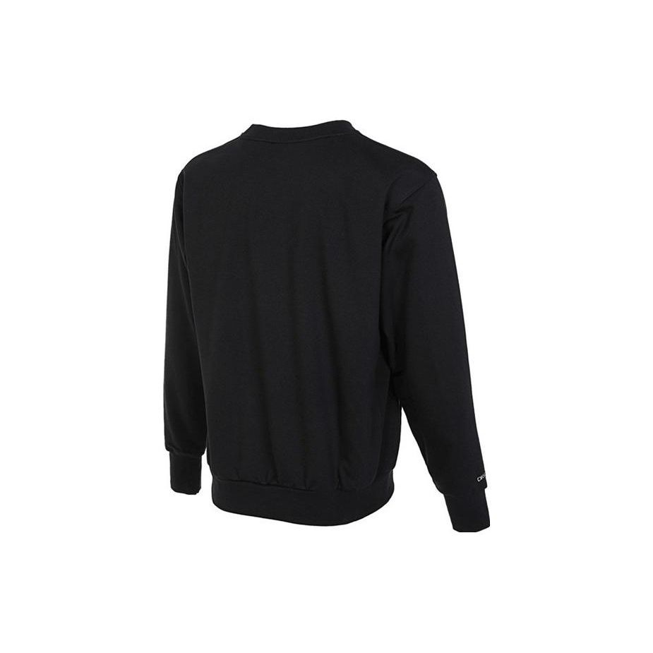 Nike NBA Los Angeles Lakers Μπλούζα Φούτερ Ανδρική Μαύρη με Γράμματα Λαιμόκοψη Κρουαζέ Γρήγορης Ξήρανσης Casual DX9749-010