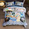 Cant Stop Wont Stop Street Art Duvet Cover Set King Queen Double Full Twin Single Size Bed Linen Set
