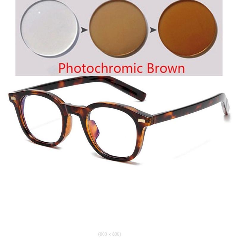 Blue Light Blocking  Oval Myopia Glasses With Degree Black Frame Computer Optical Spectacles Prescription 0 -0.5 -0.75 To -6