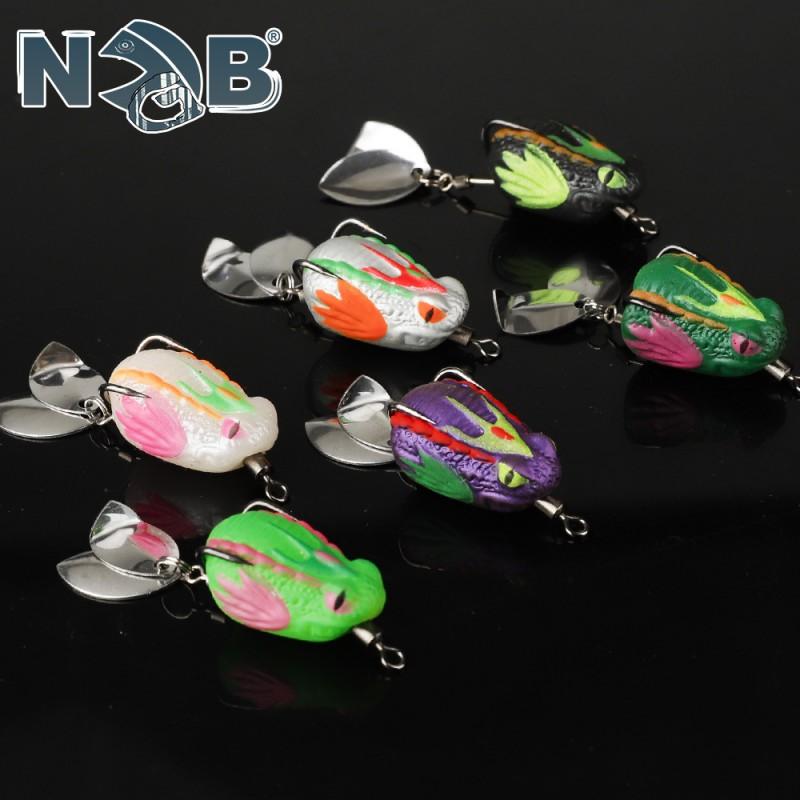 Topwater Frog Lure Bass Fishing Long Cast Soft Bait With Realistic Design 6 Colors Available