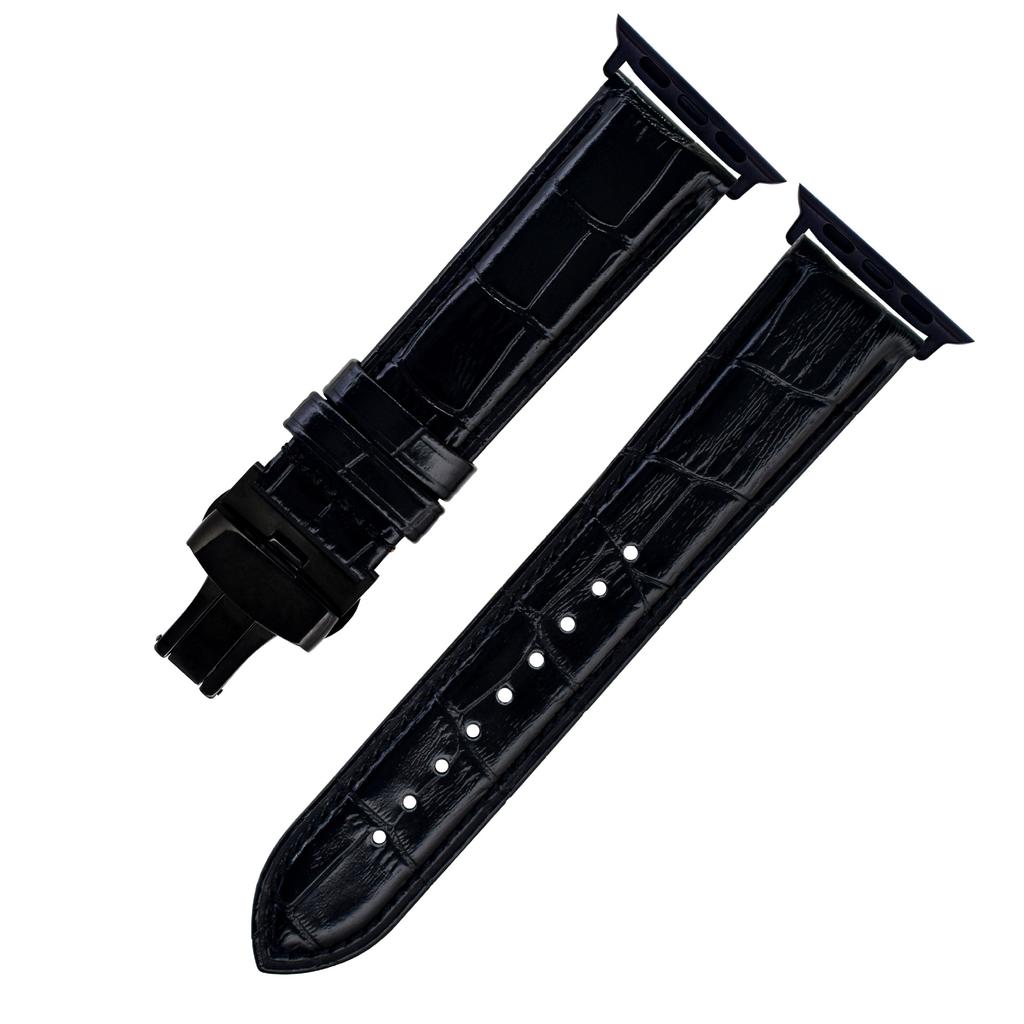 Per Iwatch Apple Cinturino Orologio Coccodrillo Applewatch8Se7 Cinturino Orologio Pelle di Mucca Primo Strato