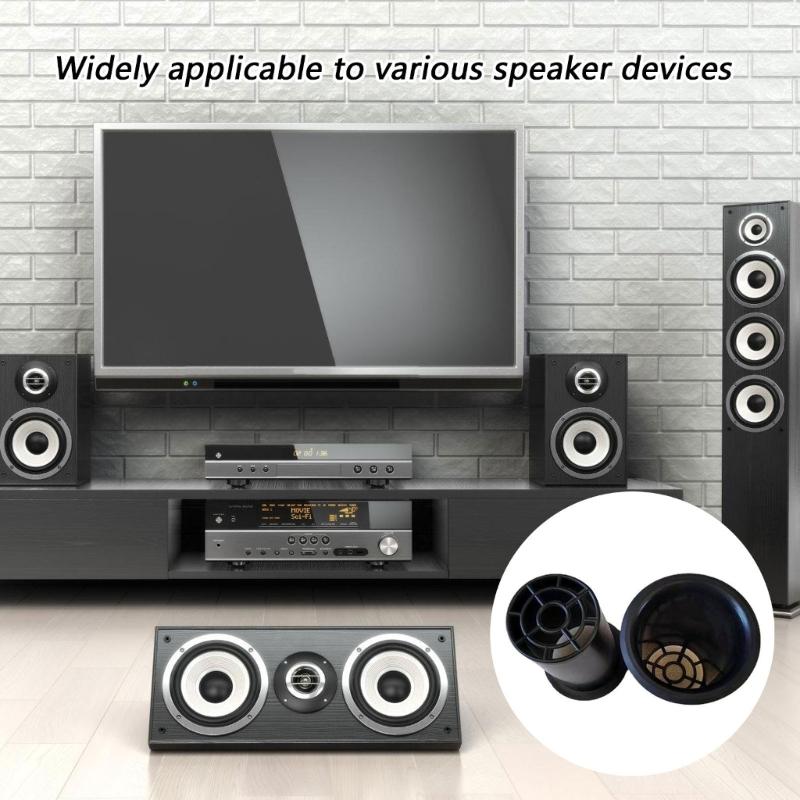 Versatile Plastic 71x120mm Ventilation Tube Improves Bass Efficiency Bass Box Vent For Sound Speakers Easy To Maintain