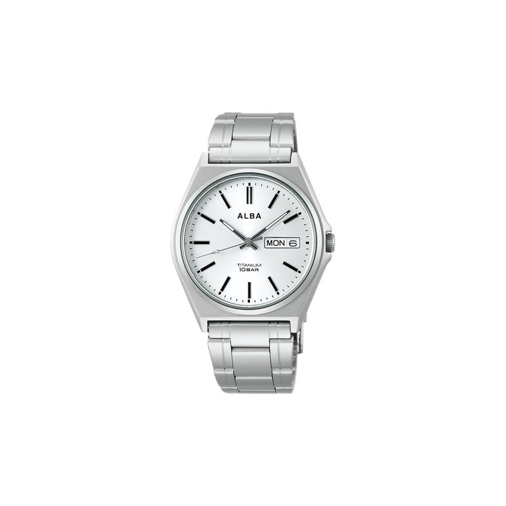 Seiko Alba Men s Quartz Watch Titanium Analog 10 ATM Water Resistant