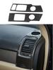 For Honda CRV CR-V 2007-2011 Soft Carbon Fiber Car Dashboard Central Control Gear Shift Panel Trim Sticker Accessories