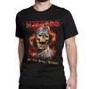 Men Women Printed T-Shirt Heavy Metal Scorpions Cotton Tees Short Sleeve Hard Rock Band T Shirt Round Collar Clothes Graphic