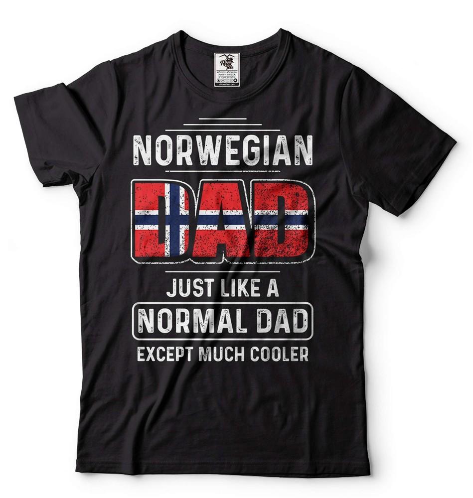 Mens Norwegian Dad T-shirt Norwegian Father Shirt Father s Day Gift Father Shirt Unisex T-Shirt S
