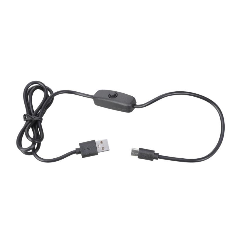 Power Cable with Switches USB Type C 5V 3A Fast Charging Cord Multipurpose USB Type C Charging Cord for Multiple Devices