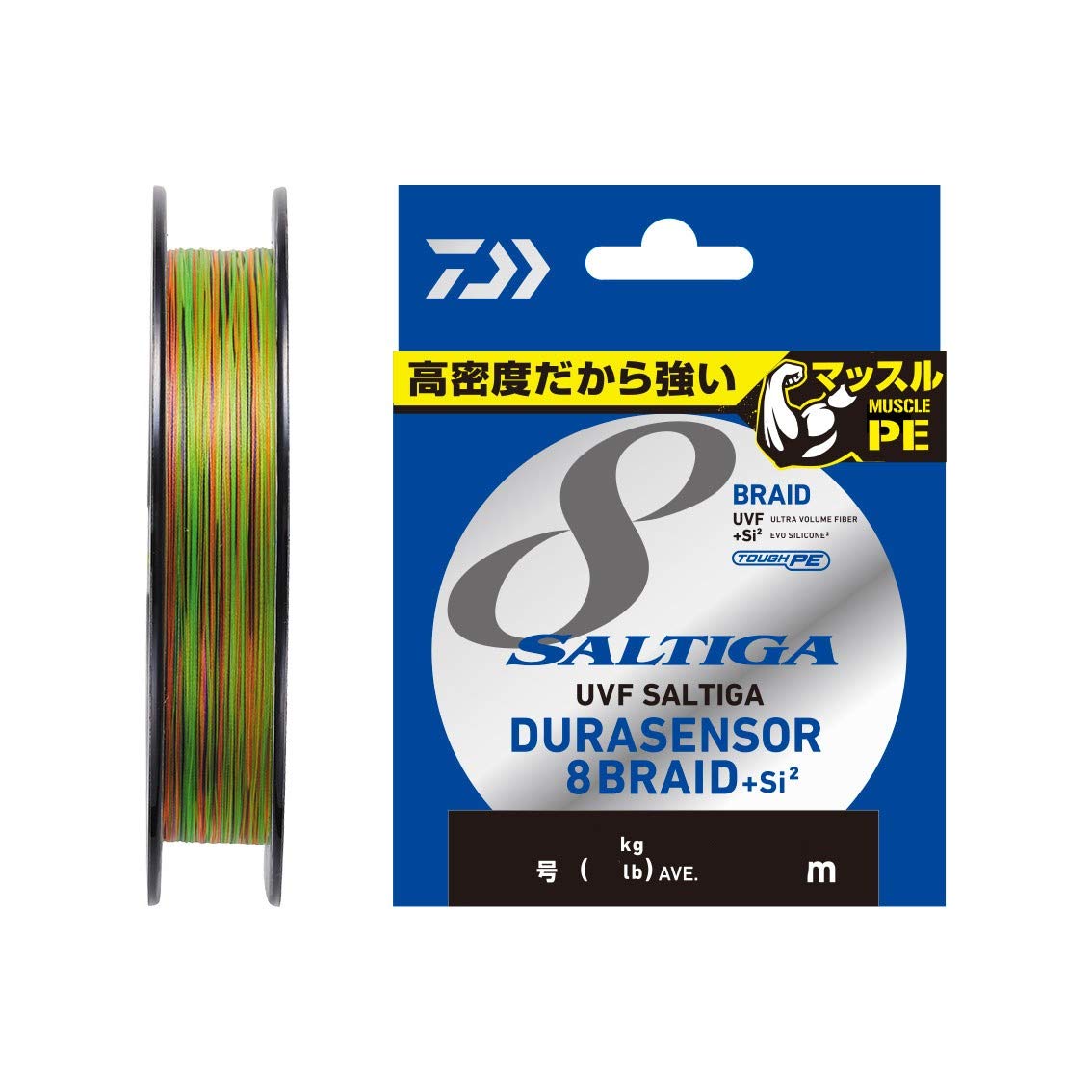 

DAIWA PE Line UVF Saltigadura Sensor X8+Si2 No. 3 300m Multicolor
