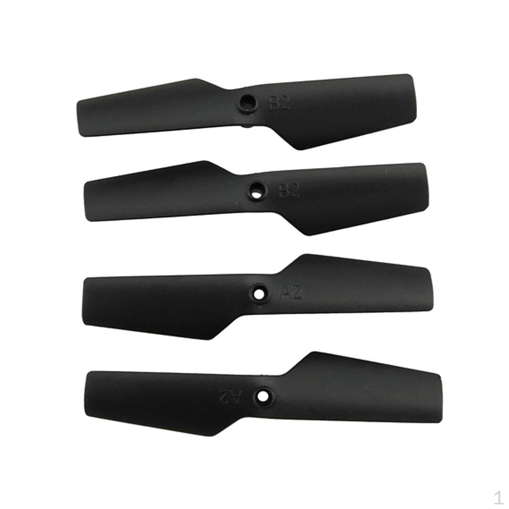 

2 Pair CW/CCW Propeller Prop For JJR/C H37 E50 Drone Replacement чорний