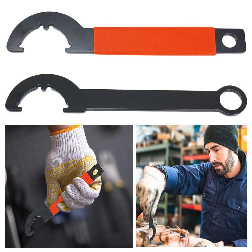 Carbon Steel Multi-Function Wrench Enhanced Torque Compact Size Nut Wrench Ergonomics Efficient Operation Wrench Combo
