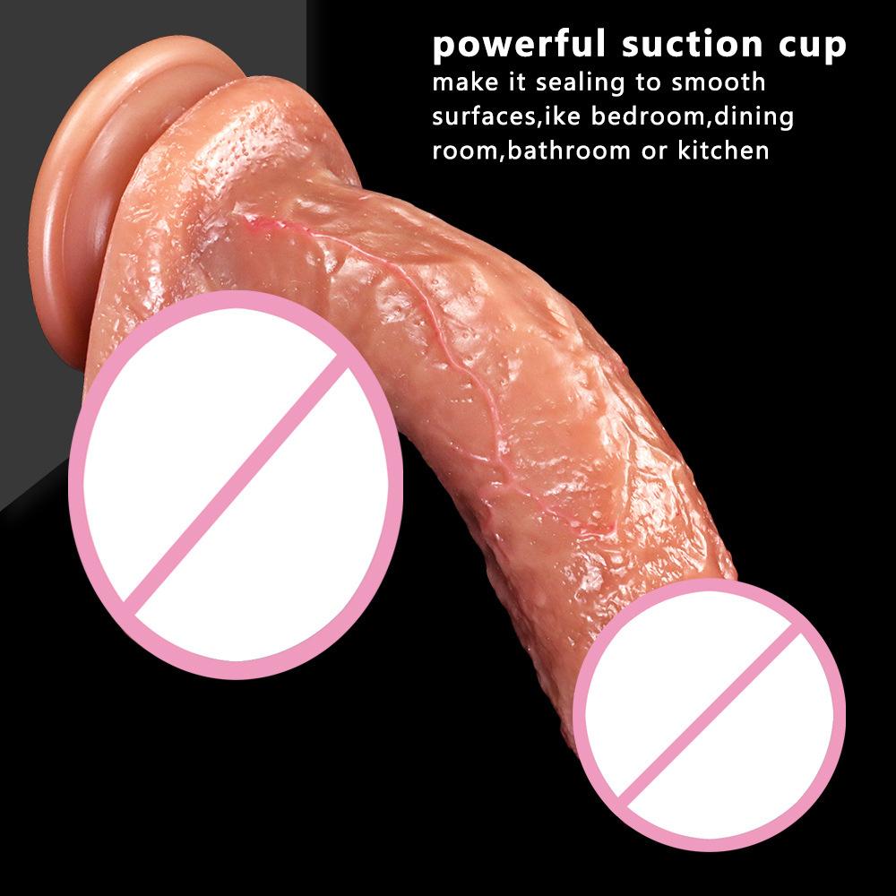 Fake Dildo Super Soft and Oversized Manual Silicone Simulation Penis Female Product