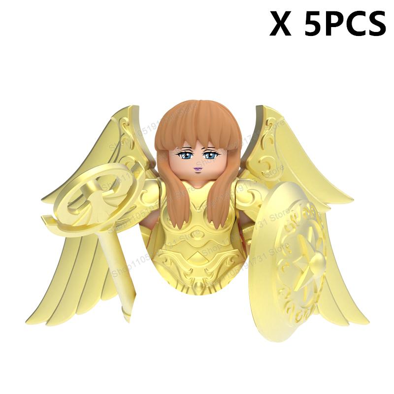 NEW Saint Seiya Athena building blocks dolls Model Bricks Anime Cartoon Action Figures Puzzle Toy Ornament Birthday Gifts