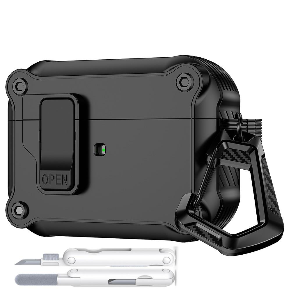 for AirPods Pro 3 Earphone Case with Secure Lock Design Protective Case Cover for Airpods Pro 3 Gen with Cleaning Pen & Keychain