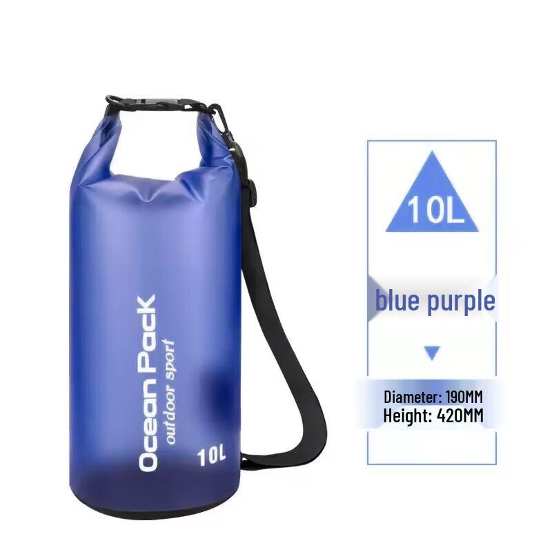 MDNG Translucent Frosted PVC Waterproof Dry Bag 10L