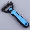 Pet Hair Remover Comb Double Sides Blades Fur Dematting Trimmer Deshedding Brush Pet Dog Grooming Brushes Dog Bath Brush