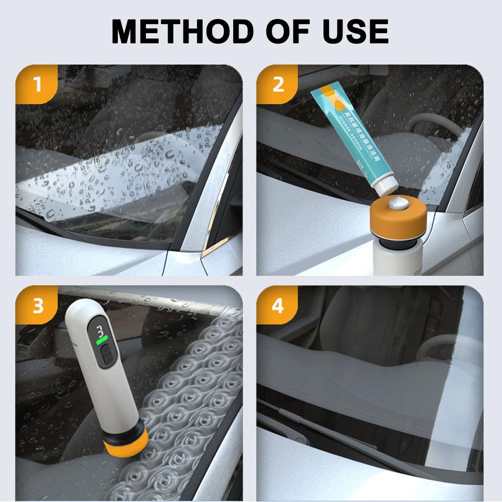 Wireless Auto Windshield Oil Film Removal Electric Car Window Glass Cleaning Machine for Bug