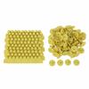 100 Sets Livestock Ear Tag Blank Animal Pig Ear Label TPU Yellow for Farm Husbandry