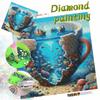 Ocean Cup DIY Diamond Painting Kit with Colorful Rhinestones Sparkling Craft Canvas for Adults Home Decor and Relaxing Hobby