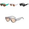 Trendy Big Frame Polarized Sunglasses With Ac Lenses For Travel And Parties