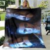 The Vampire Diaries Damon Salvatore Decken warme Flanelldecken Picknickdecke Heimreise Decke Bettwäsche Geburtstagsgeschenk