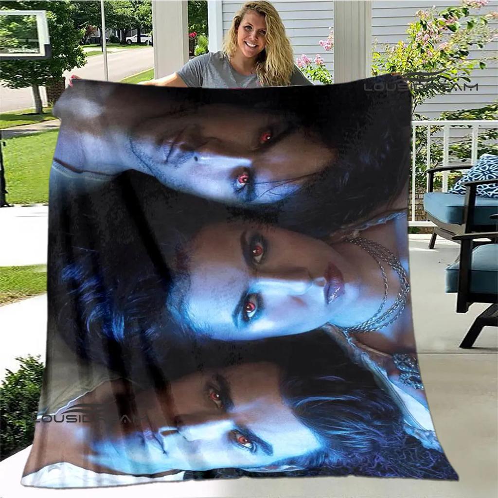 The Vampire Diaries Damon Salvatore Decken warme Flanelldecken Picknickdecke Heimreise Decke Bettwäsche Geburtstagsgeschenk