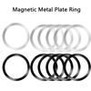 1/5 szt. Uniwersalna Metalowa Naklejka Wsparcie Ładowarki Bezprzewodowej Metalowa Płytka Arkusz Dla iPhone Pierścień Płytki Magnetycznej Do Magnetycznego Uchwytu Samochodowego