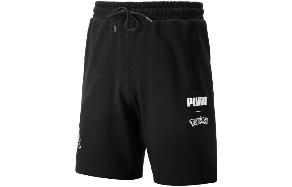 PUMA X Pokemon Co Brand Series Casual Shorts Men s Black 538370-01 S