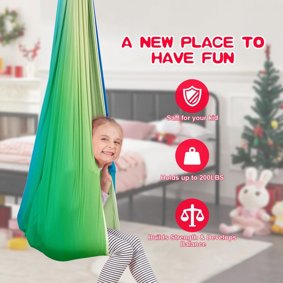 Children's Therapy Swing Hammock Rotating Swing Autism Therapy Swing